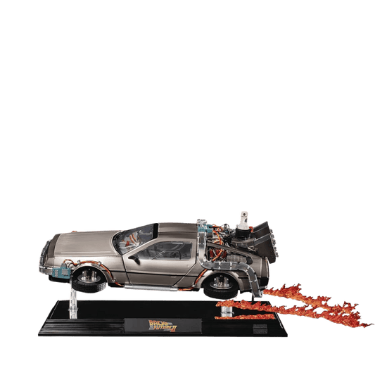 Back to the Future Part II Egg Attack Floating EAF-005DX Floating DeLorean (Deluxe Ver.) By Beast Kingdom - Medaid International