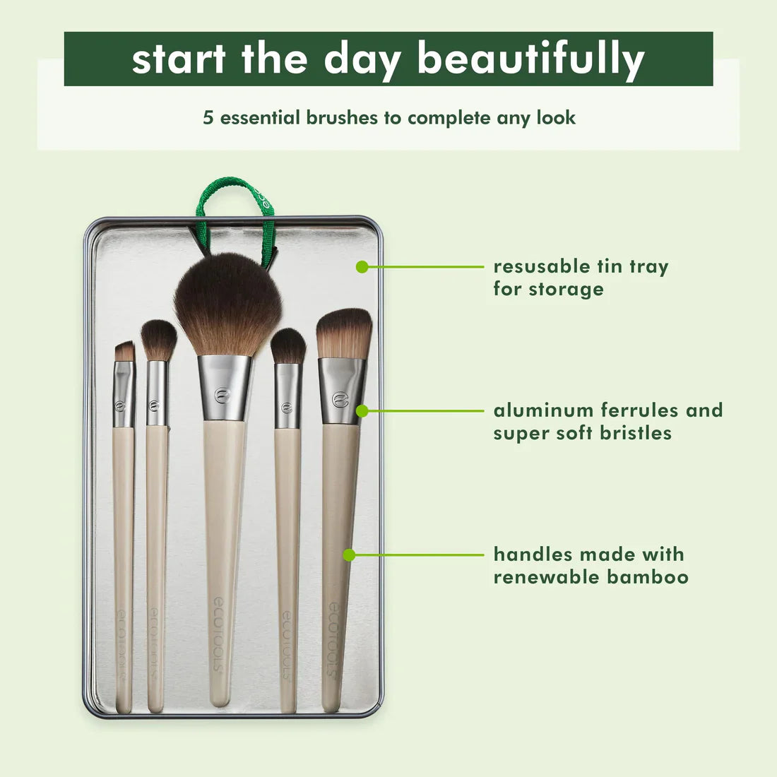 ECT BRUSH START THE DAY BEAUTIFULLY KIT(5) - Medaid International