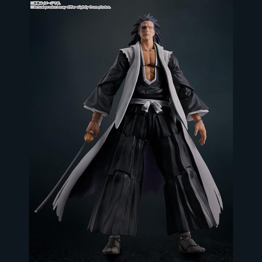 Bleach Kenpachi Zarak S.H. Figuarts Action Figure by Bandai Tamashii - Medaid International