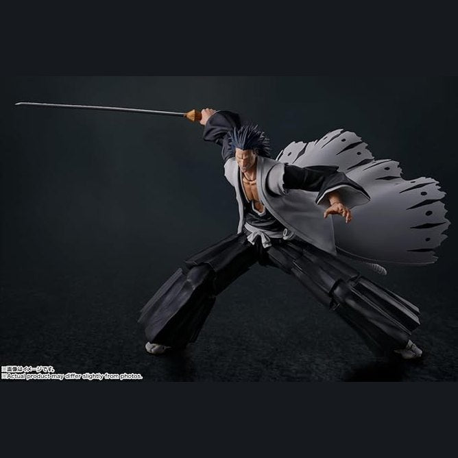 Bleach Kenpachi Zarak S.H. Figuarts Action Figure by Bandai Tamashii - Medaid International