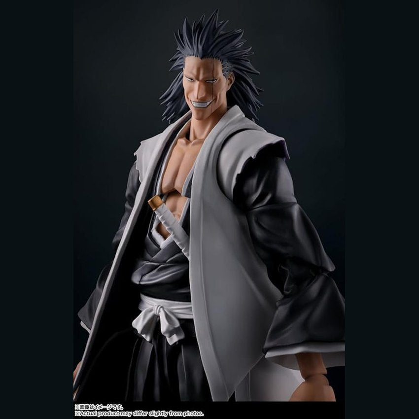 Bleach Kenpachi Zarak S.H. Figuarts Action Figure by Bandai Tamashii - Medaid International