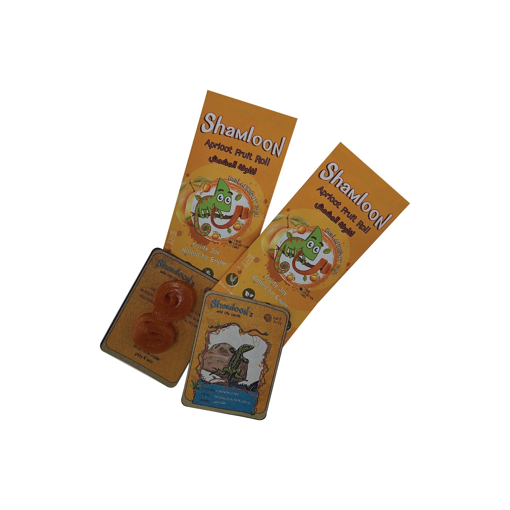 ESHMOON SHAMLOON APRICOT FRUIT ROLL UP - Medaid International