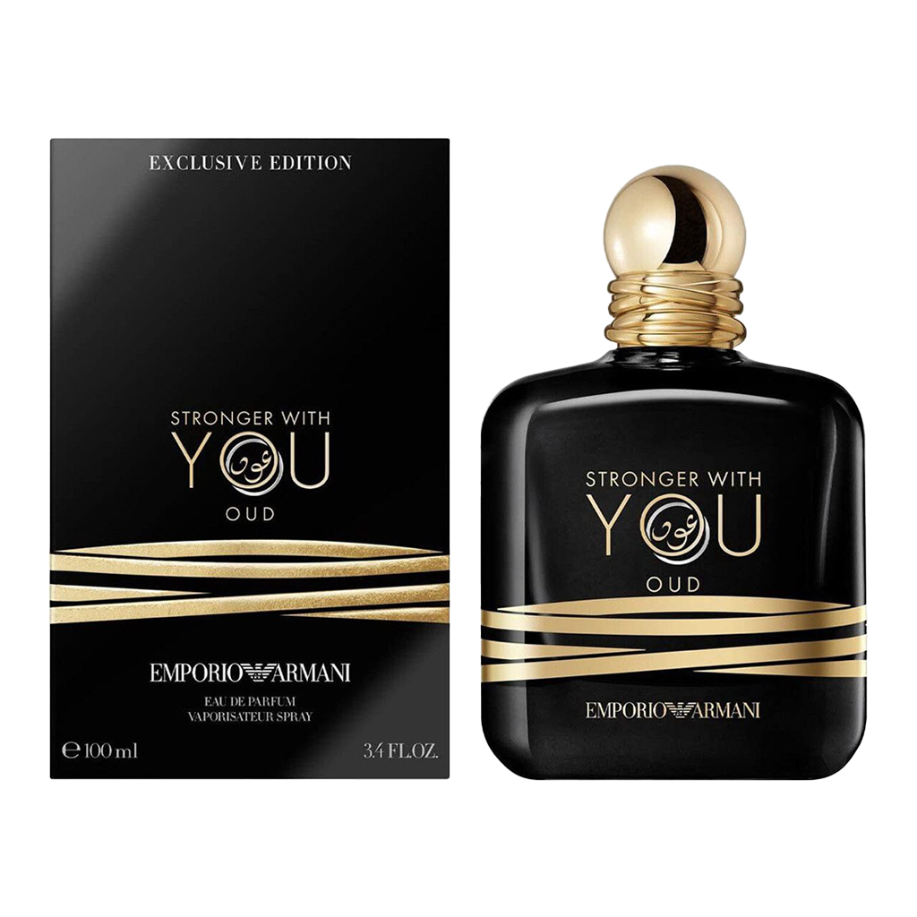 Emporio Armani Stronger With You Oud Eau De Parfum Pour Homme - 100ml - Medaid