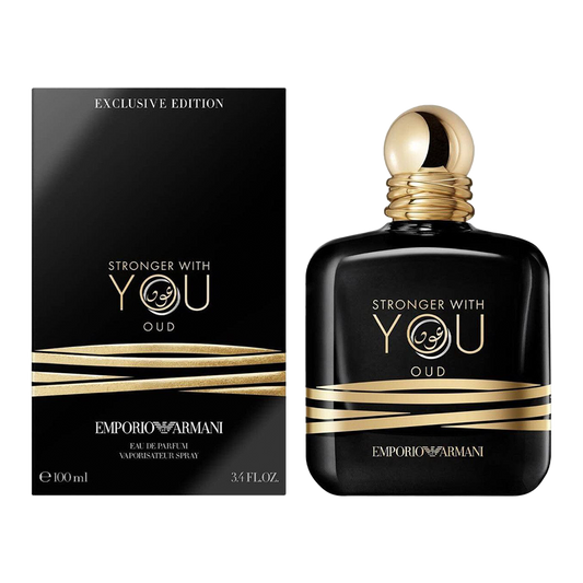 Emporio Armani Stronger With You Oud Eau De Parfum Pour Homme - 100ml - Medaid