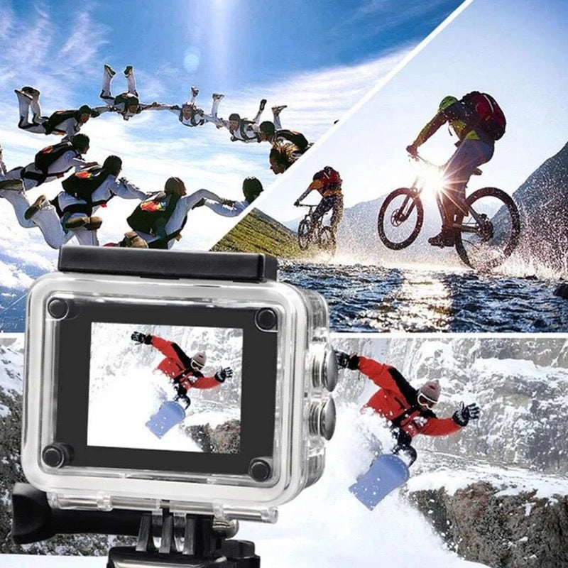 HD Waterproof Sport Action Camera 1080P/60FPS WiFi 2.0" 170D - Medaid International