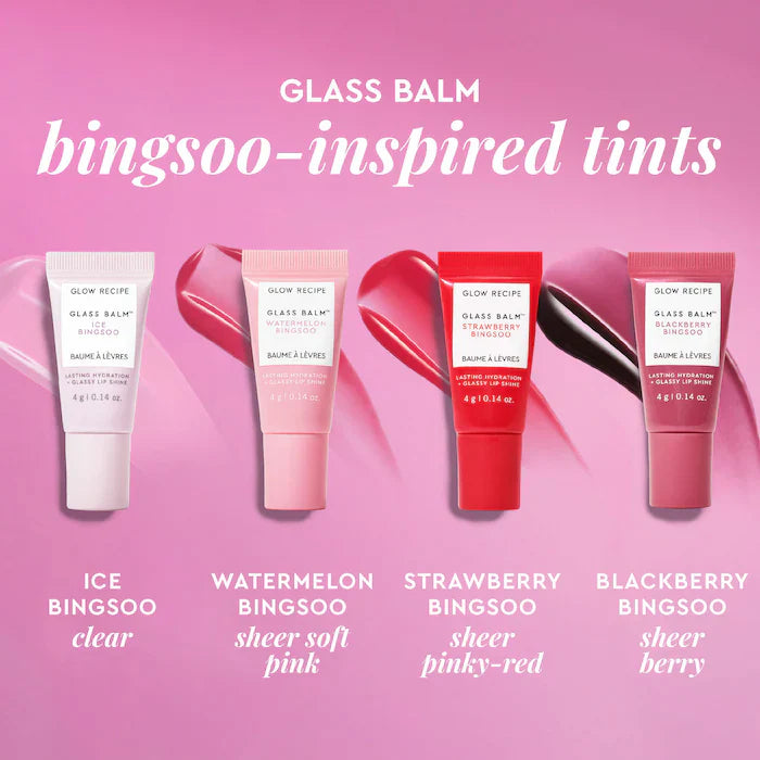 Glow Recipe 
Mini Glass Balm Lip Collection Gift Set - Medaid International