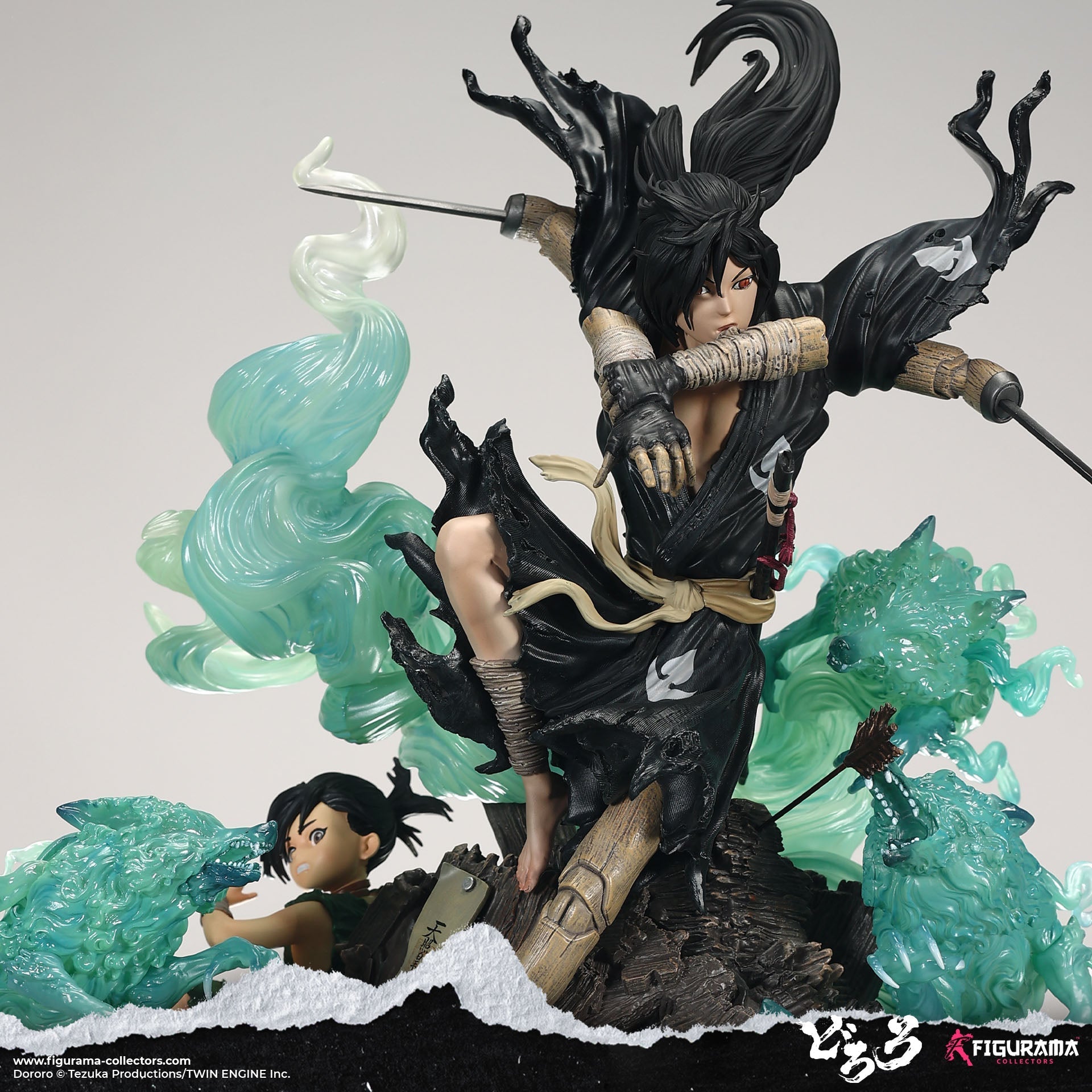 Dororo & Hyakkimaru Elite Fandom Statue By Figurama - Medaid International