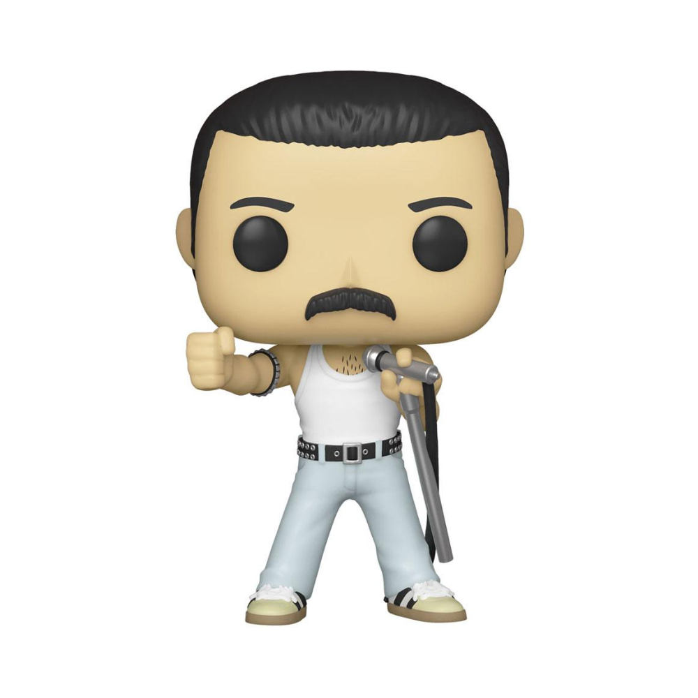 Funko: Pop! Rocks: Queen - Freddie Mercury Radio Gaga 1985 - Medaid International
