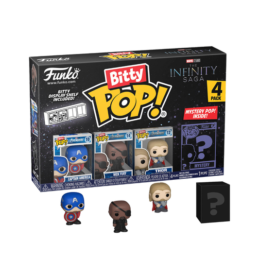 Funko: Bitty Pop! The Avengers - Captain America 4pk - Medaid International