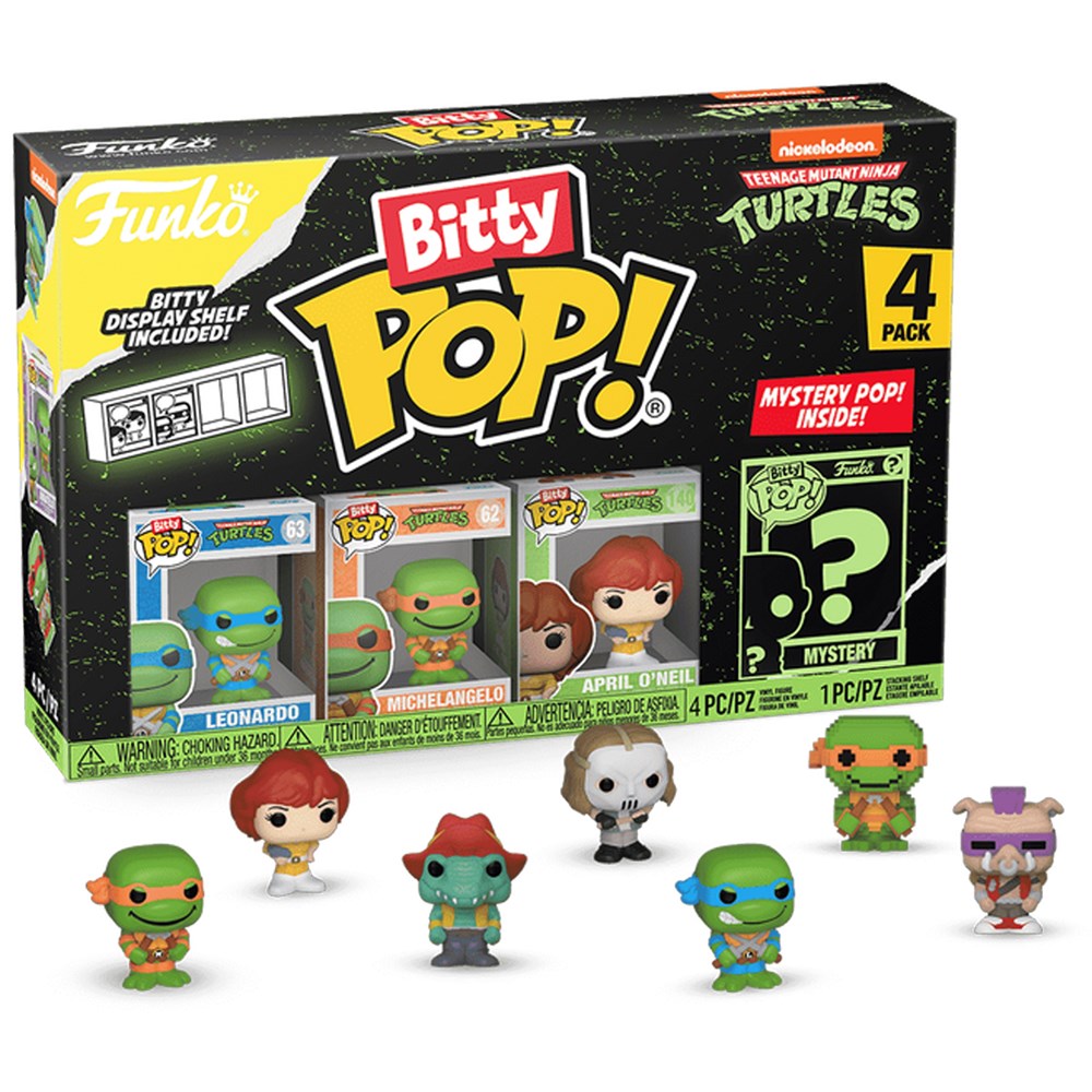 Funko Bitty Pop! Tv: Teenage Mutant Ninja Turtle - Leonardo 4pk - Medaid International