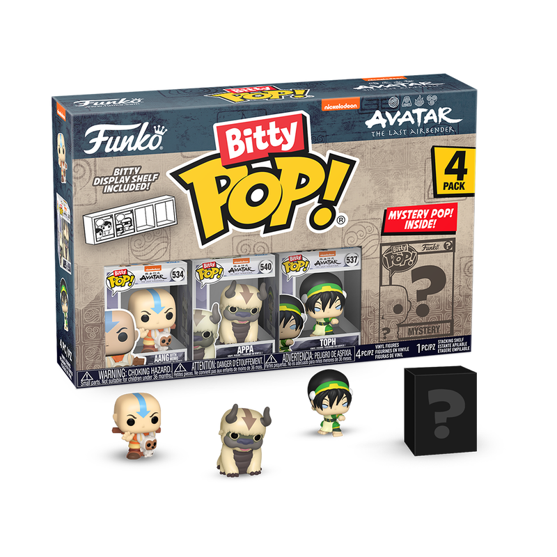 Bitty Pop! Animation: Avatar: The Last Airbender - Aang 4pk - Medaid International