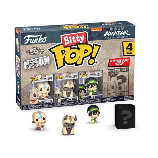 Bitty Pop! Animation: Avatar: The Last Airbender - Aang 4pk - Medaid International