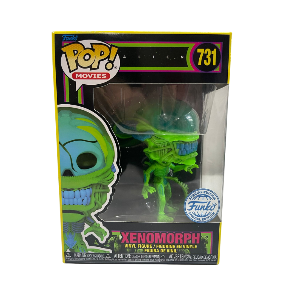 Funko: Pop! Movies: Alien - Xenomorph (BLKLT)(Exc) - Medaid International