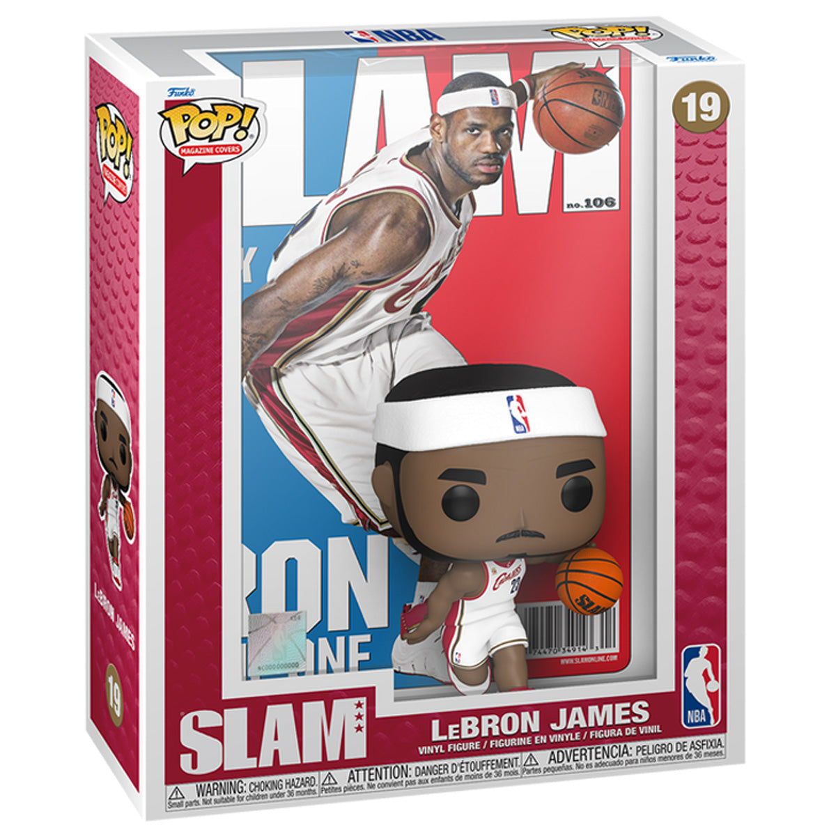 Pop Cover! Basketball: NBA Slam - LeBron James - Medaid International
