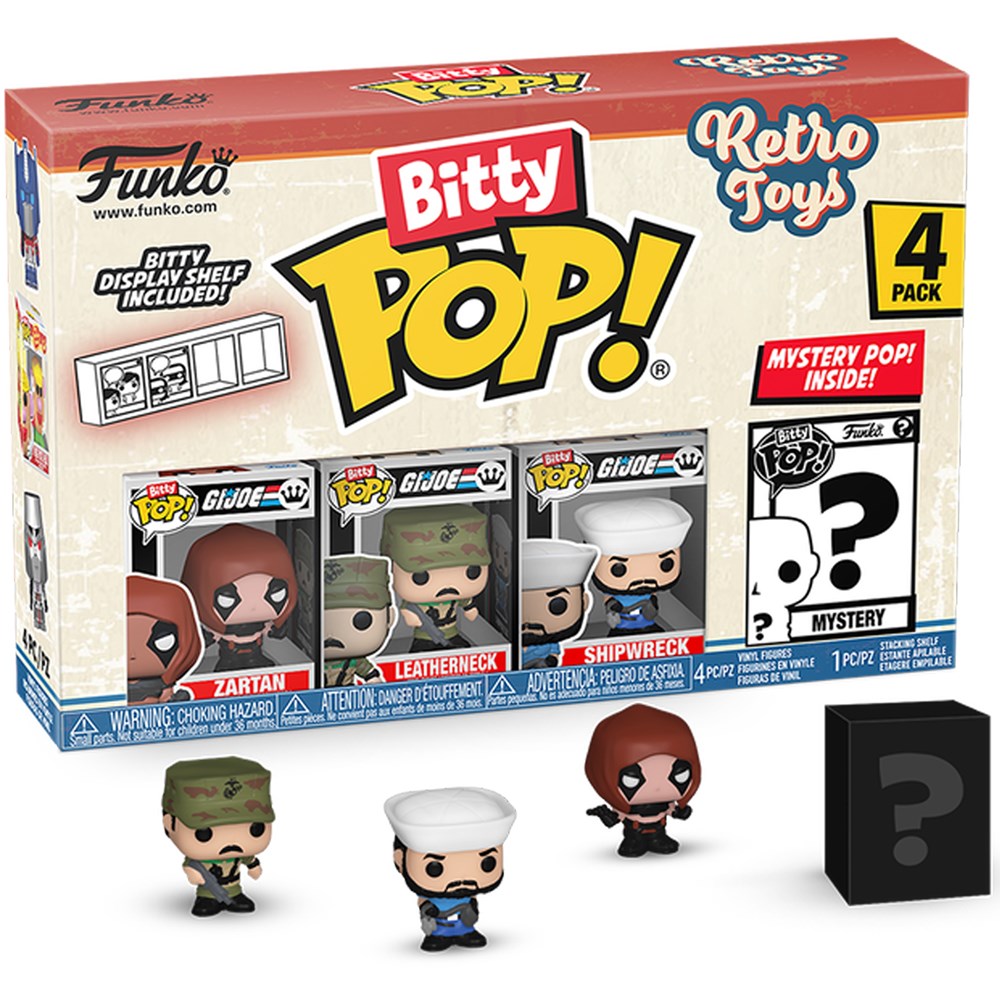 Funko Bitty Pop! Icons: Retro Toys - GI Joe 4pk - Medaid International