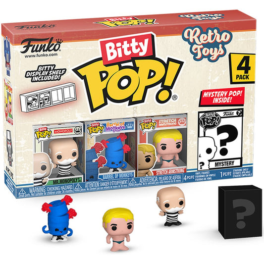 Funko Bitty Pop! Icons: Retro Toys - Mr. Monopoly 4pk - Medaid International
