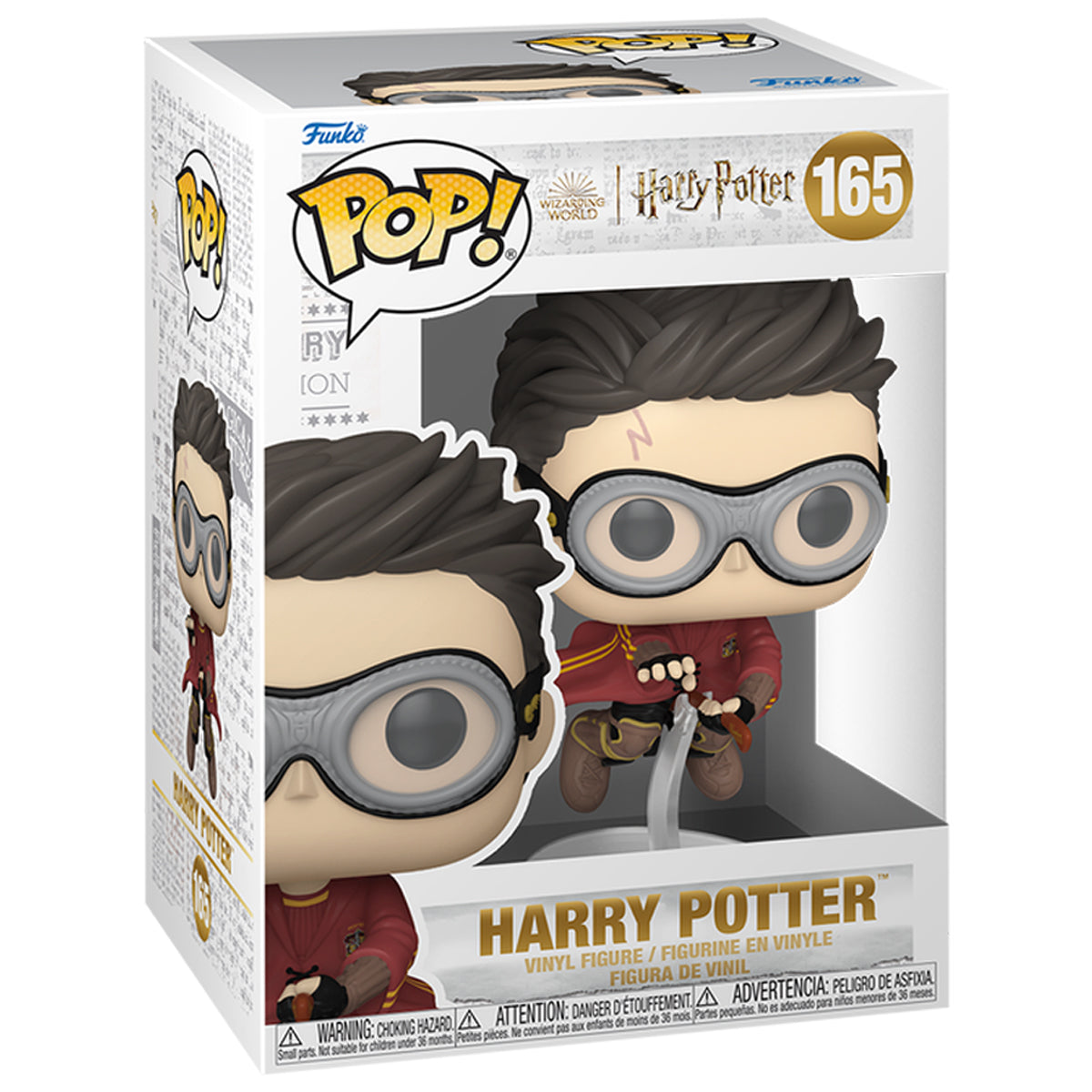 Pop! Movies: Harry Potter: The Prisoner of Azkaban - Harry with Broom (Quidditch) - Medaid International