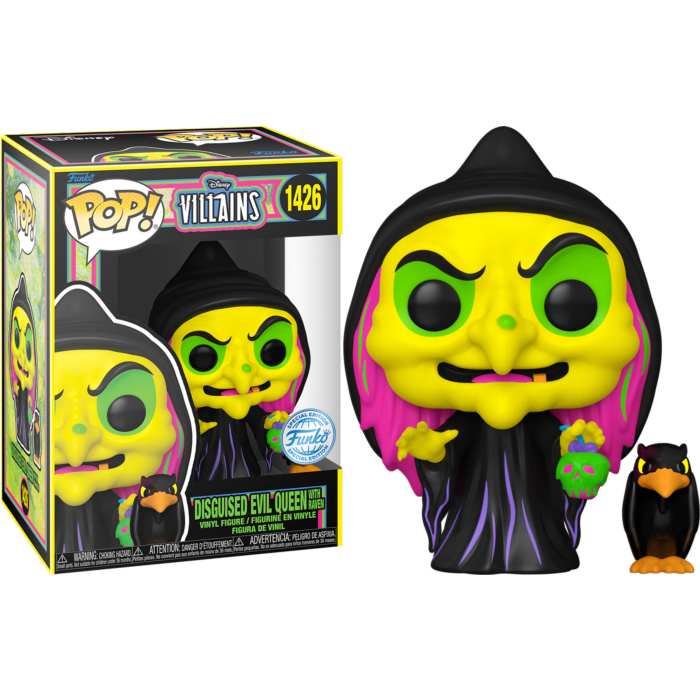 Pop! Disney: Snow White - Witch with Raven (BLKLT)(Exc) - Medaid International