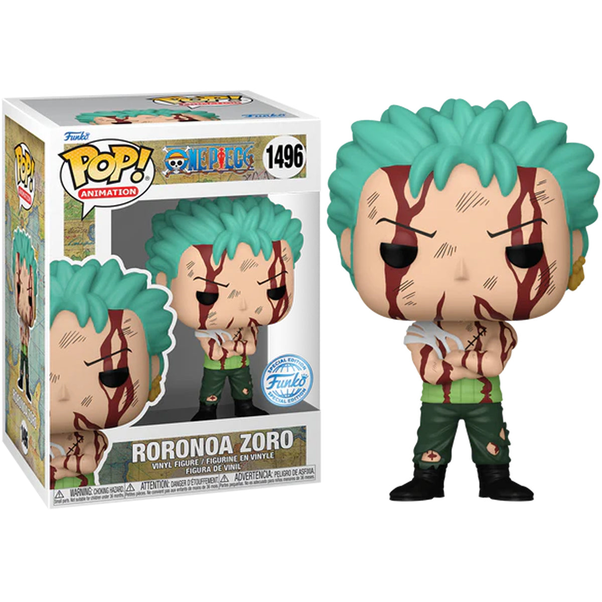 Pop! Animation: One Piece - Zoro "Nothing Happened" (Exc) - Medaid International