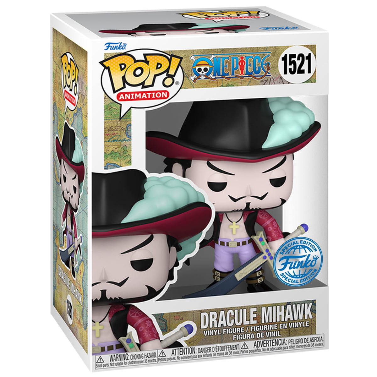 Pop! Animation: One Piece - Dracule Mihawk (Exc) - Medaid International