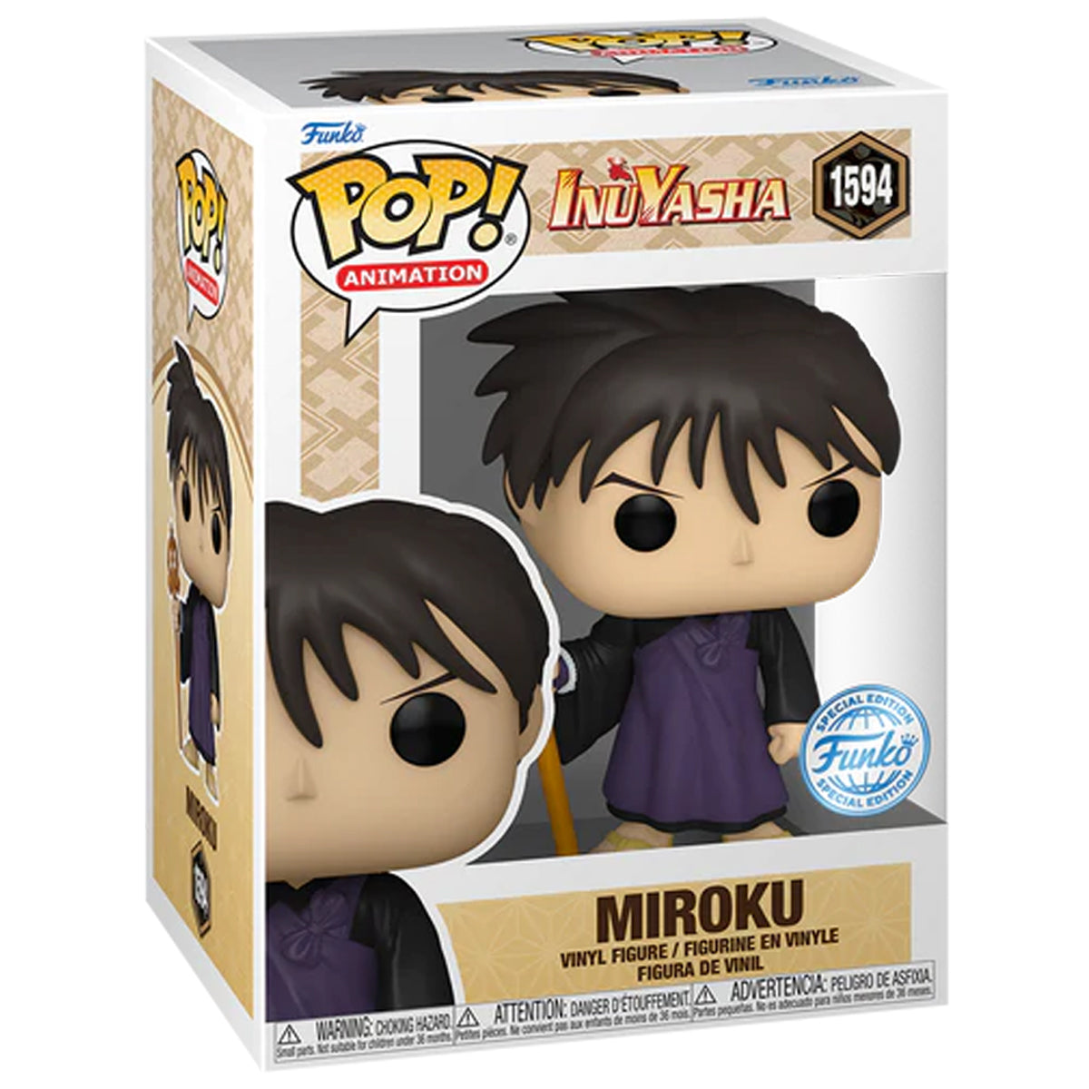 Pop! Animation: Inuyasha - Miroku (Exc) - Medaid International