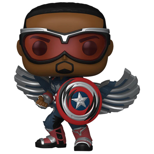 Funko Pop! Marvel: Captain America Brave New World - Captain America (Retro Comic Deco)(Exc) - Medaid International
