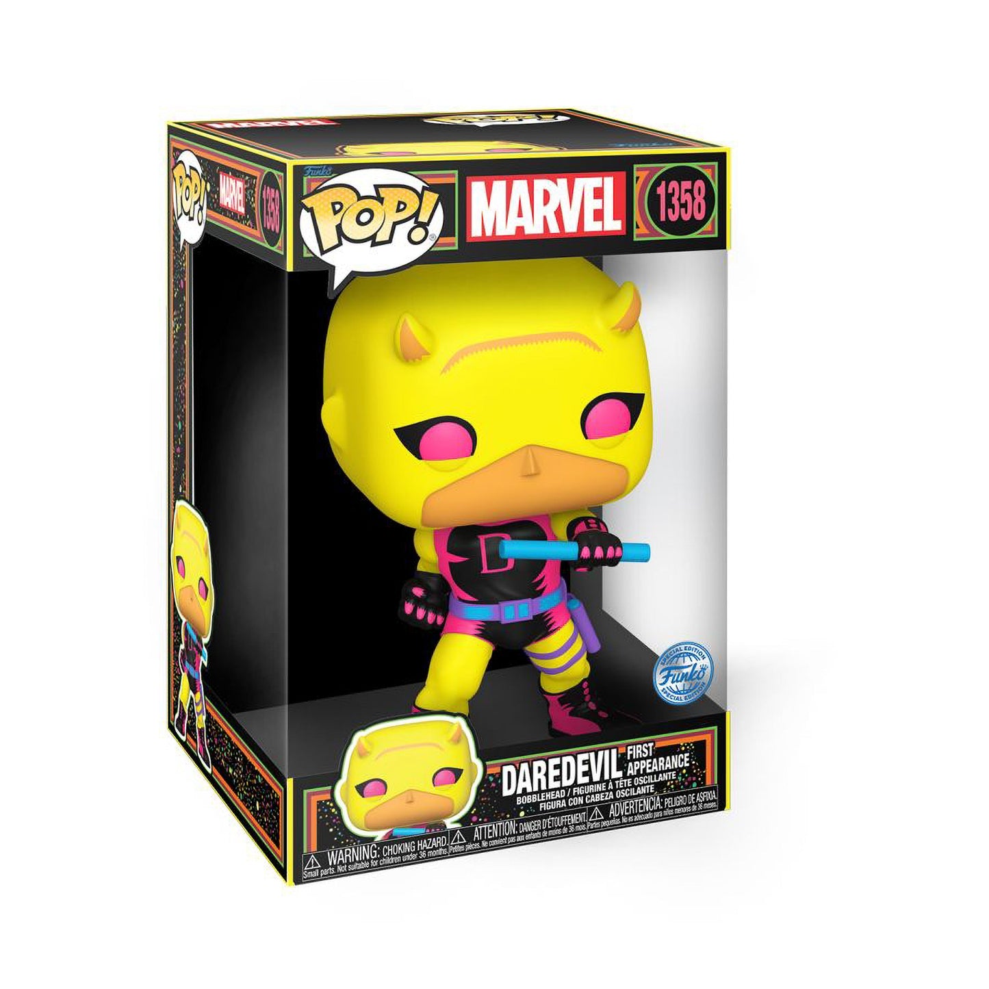Pop Jumbo! Marvel: Daredevil (YLW/RD)(BLKLT)(Exc) - Medaid International