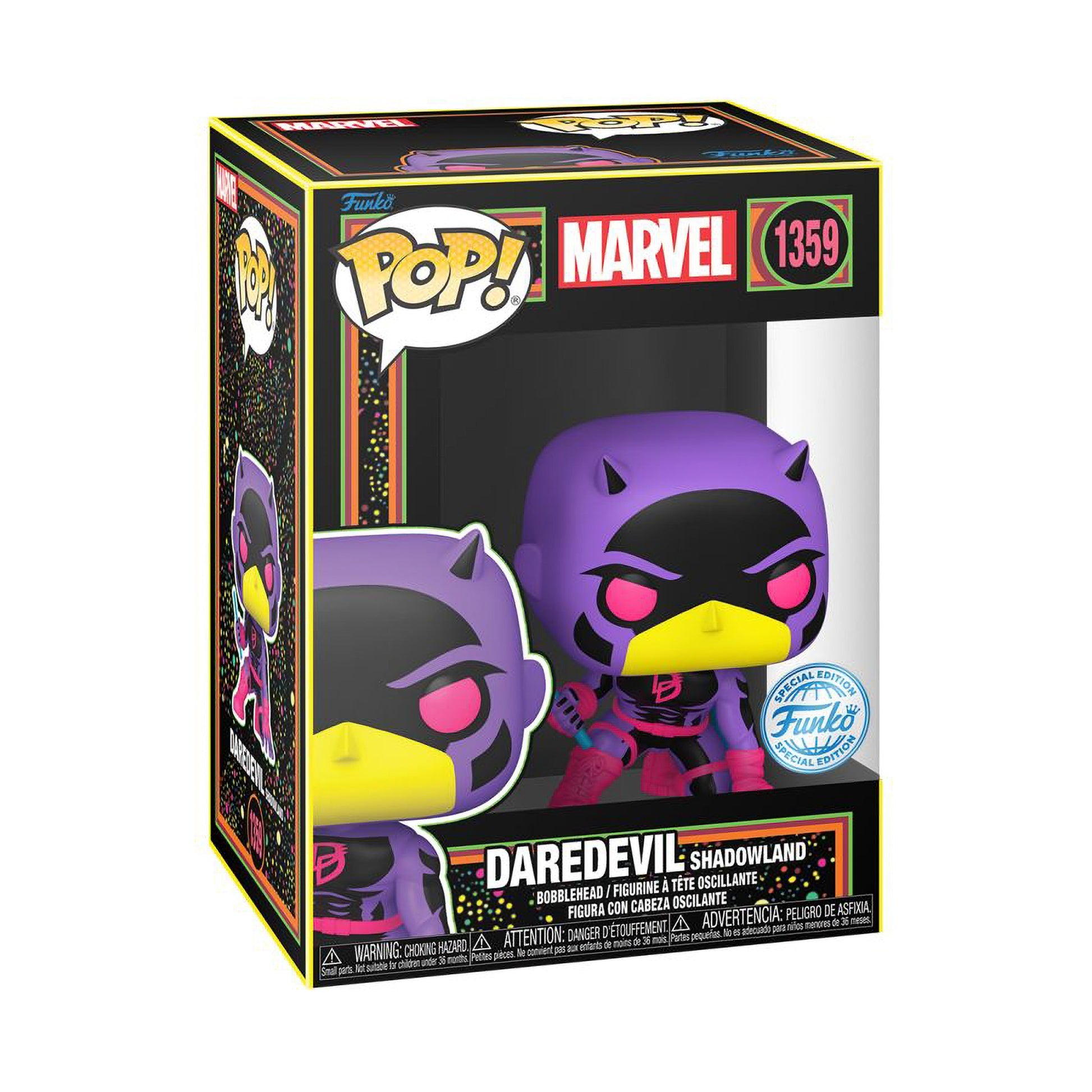 Pop! Marvel: Daredevil (BLK/RD)(BLKLT)(Exc) - Medaid International