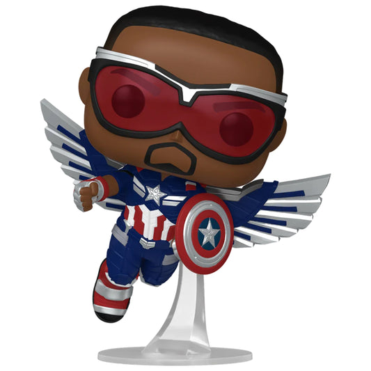 Funko Pop! Marvel: Captain America Brave New World - Captain America (Flying)(Exc) - Medaid International