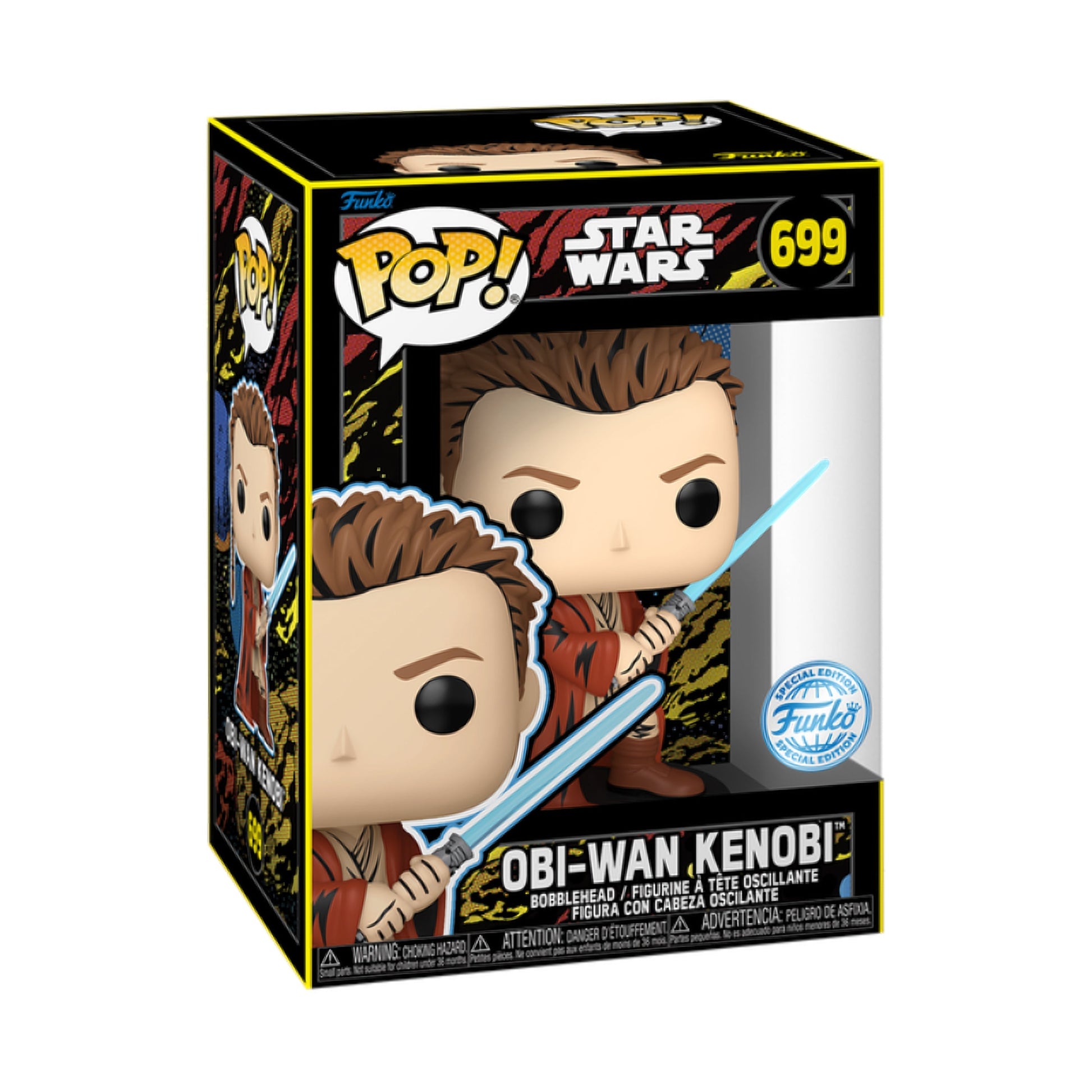 Pop! Star Wars: The Phantom Menace 25th - Obi-Wan (Retro)(Exc) - Medaid International