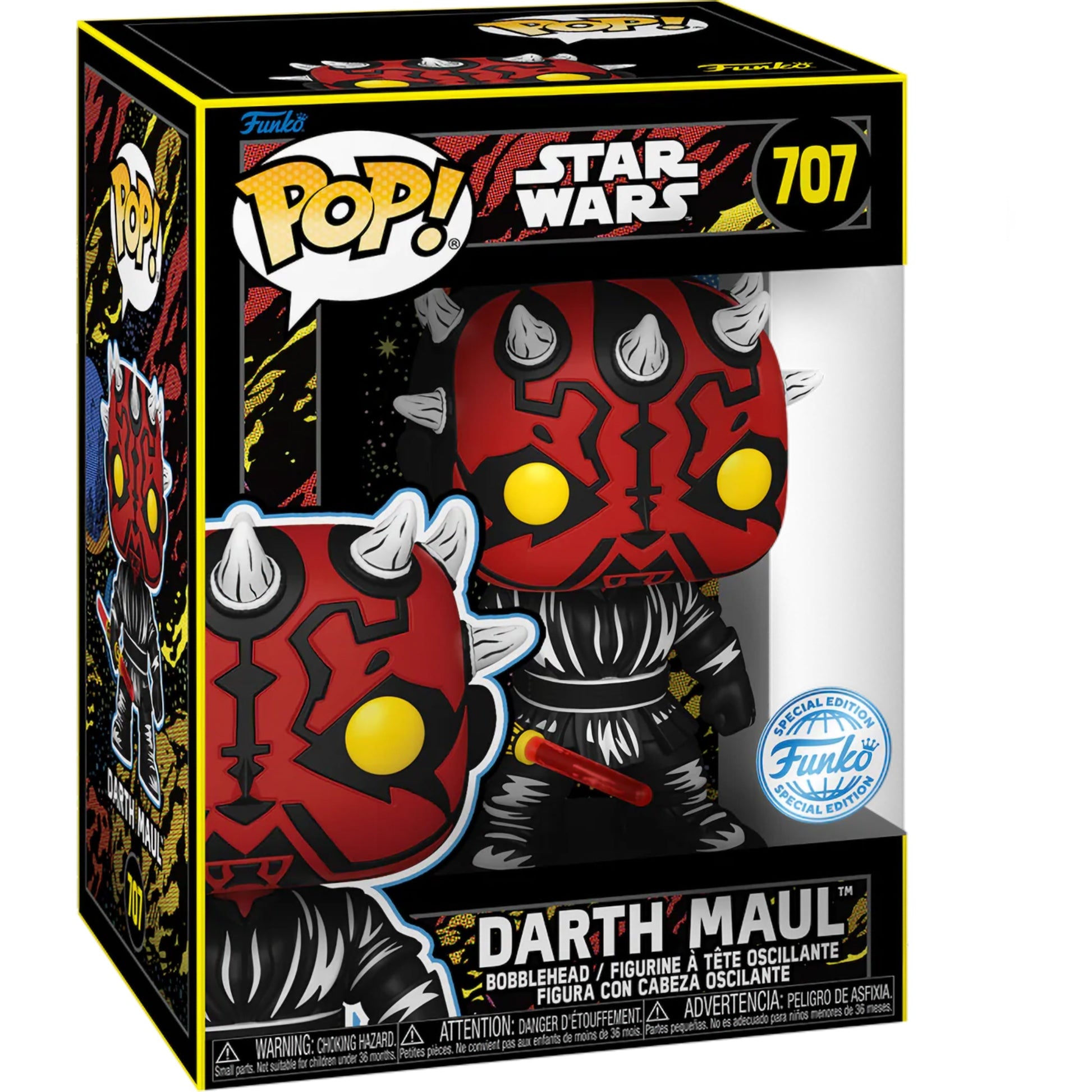 Pop! Star Wars: The Phantom Menace 25th - Darth Maul (Retro)(Exc) - Medaid International