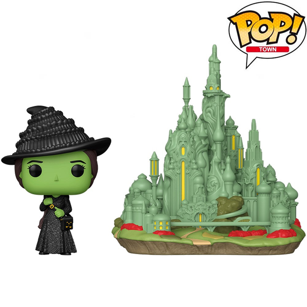 Funko Pop Town! Movies: Wicked - Elphaba with Emerald City - Medaid International
