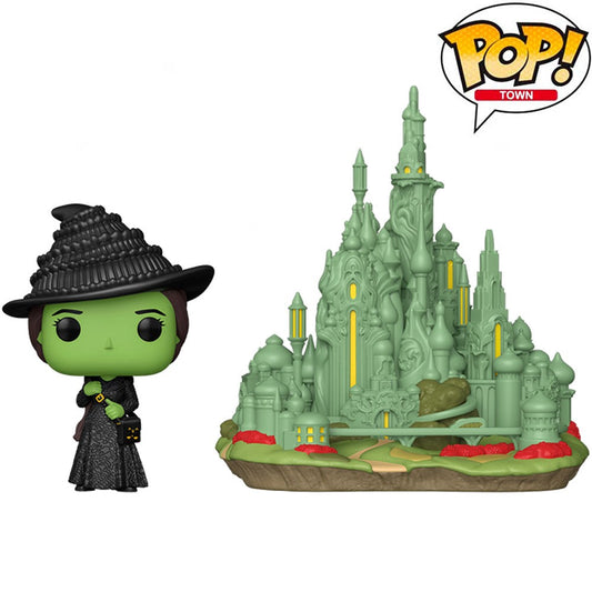 Funko Pop Town! Movies: Wicked - Elphaba with Emerald City - Medaid International