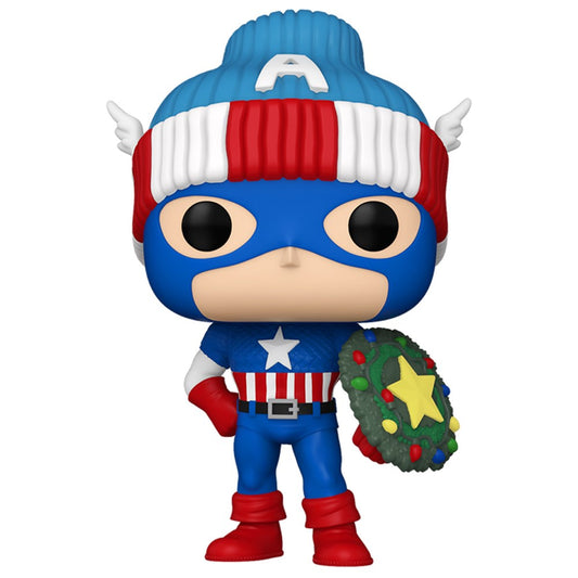 Pop! Marvel: Holiday S4 - Captain America - Medaid International
