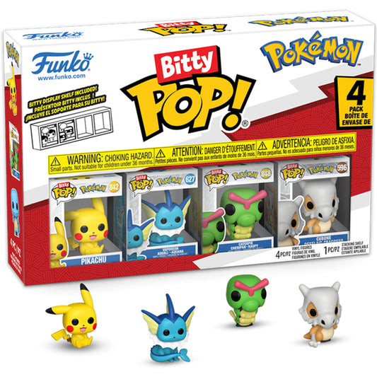 Funko Bitty Pop! Games: Pokemon - Pikachu 4pk - Medaid International