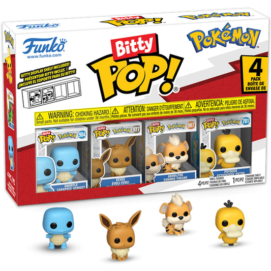 Funko Bitty Pop! Games: Pokemon - Squirtle 4pk - Medaid International