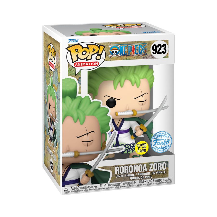 Pop! Animation: One Piece - Roronoa Zoro (GW)(Exc) - Medaid International