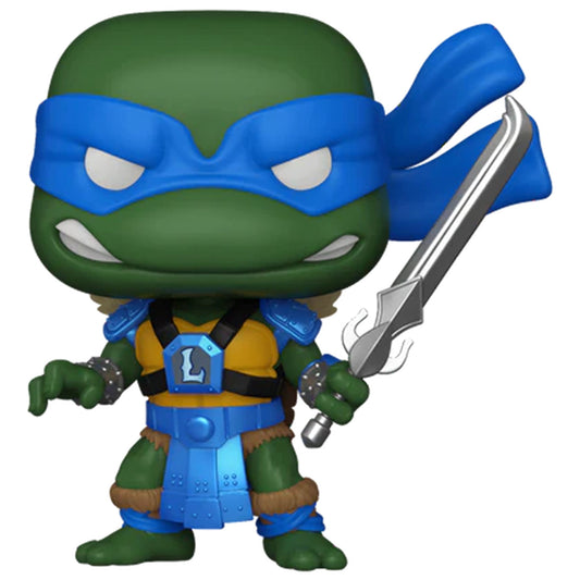 Pop! Tv: Teenage Mutant Ninja TurtlexMOTU - Leo (Eternia Armor) - Medaid International