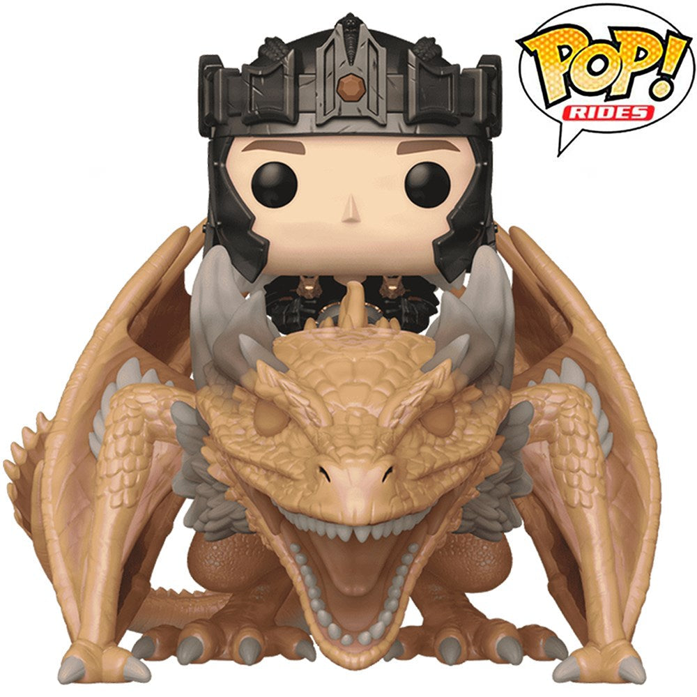 Funko Pop Rides! Tv: House of the Dragon S4 - Aegon Targaryen w/Sunfyre - Medaid International
