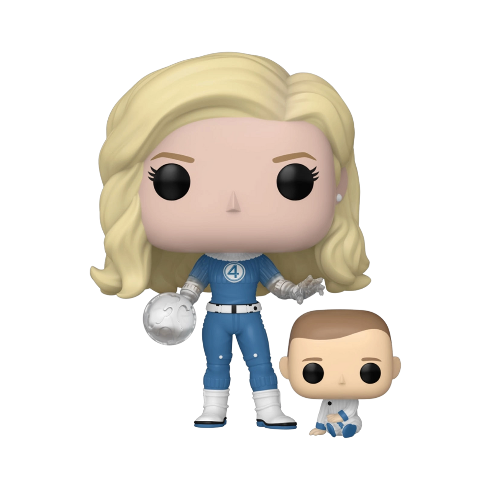 Funko Pop & Buddy! Marvel: Fantastic Four S1 -Invisible Woman & Franklin - Medaid International