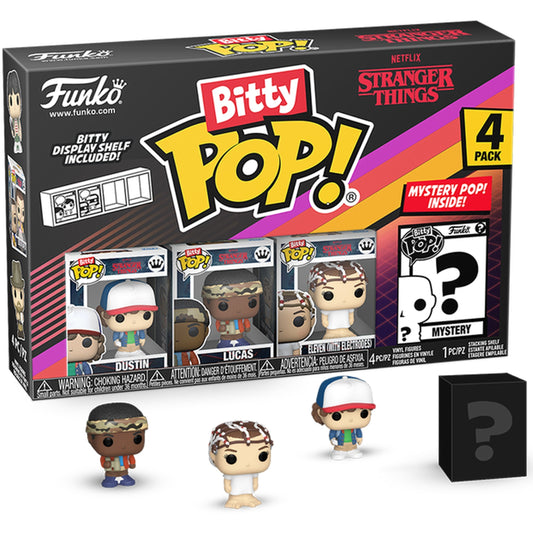 Funko Bitty Pop! Tv: Stranger Things - Dustin 4pk - Medaid International