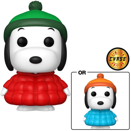 Funko Pop! Animation: Peanuts S7 - Snoopy in Coat w/chase (Exc) - Medaid International
