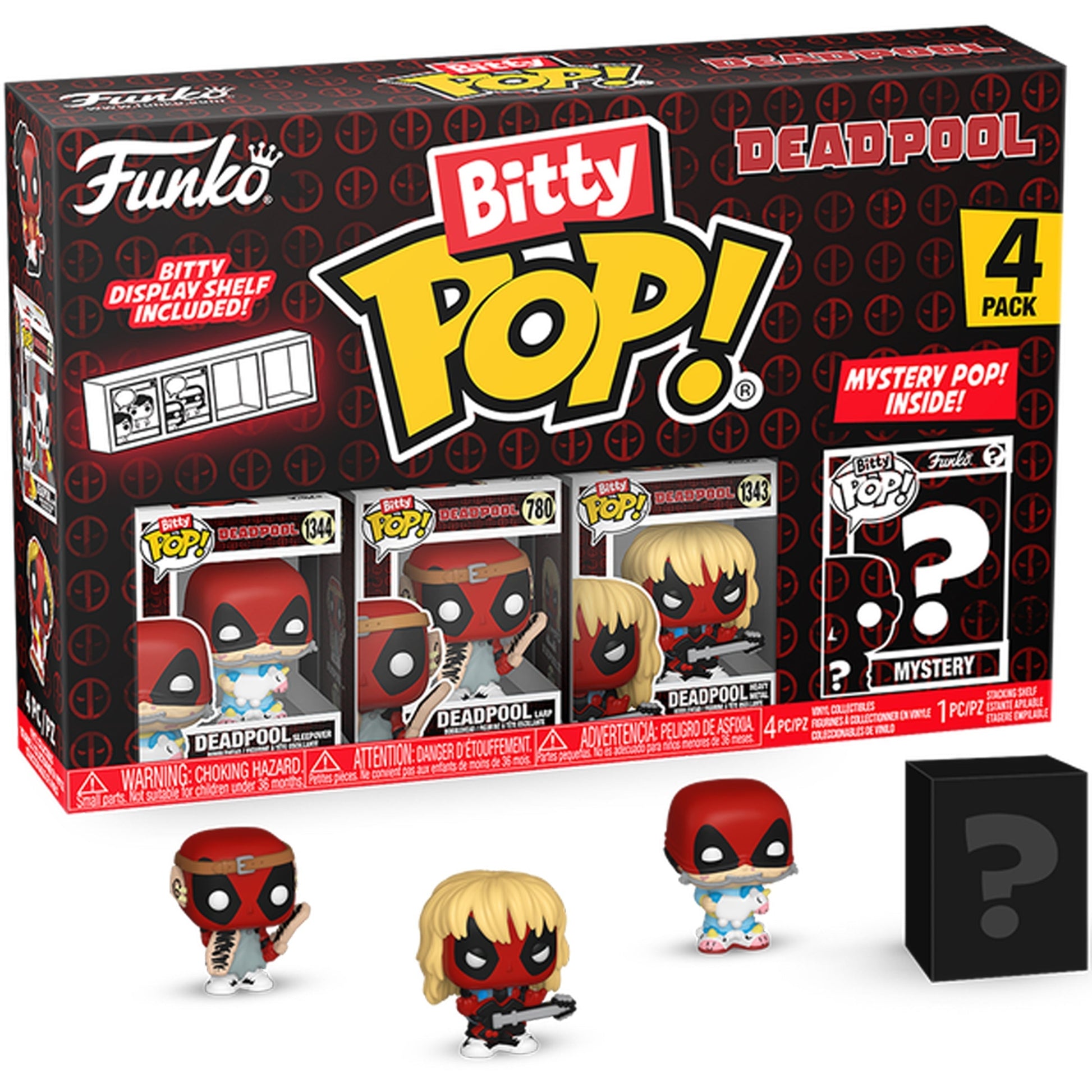 Funko Bitty Pop! Marvel: Deadpool - Sleepover 4PK - Medaid International