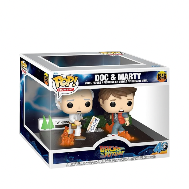 Funko Pop Moment! Movies: Back to the Future S5: Doc and Marty - Medaid International