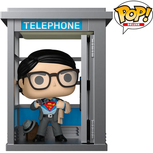 Funko Pop Deluxe! Heroes: DC Comics - Superman with Booth (Exc) - Medaid International