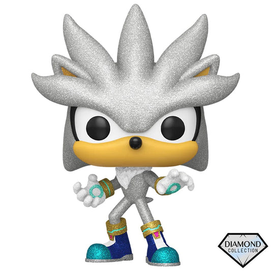 Funko Pop! Games: Sonic - Silver (DGLT)(Exc) - Medaid International
