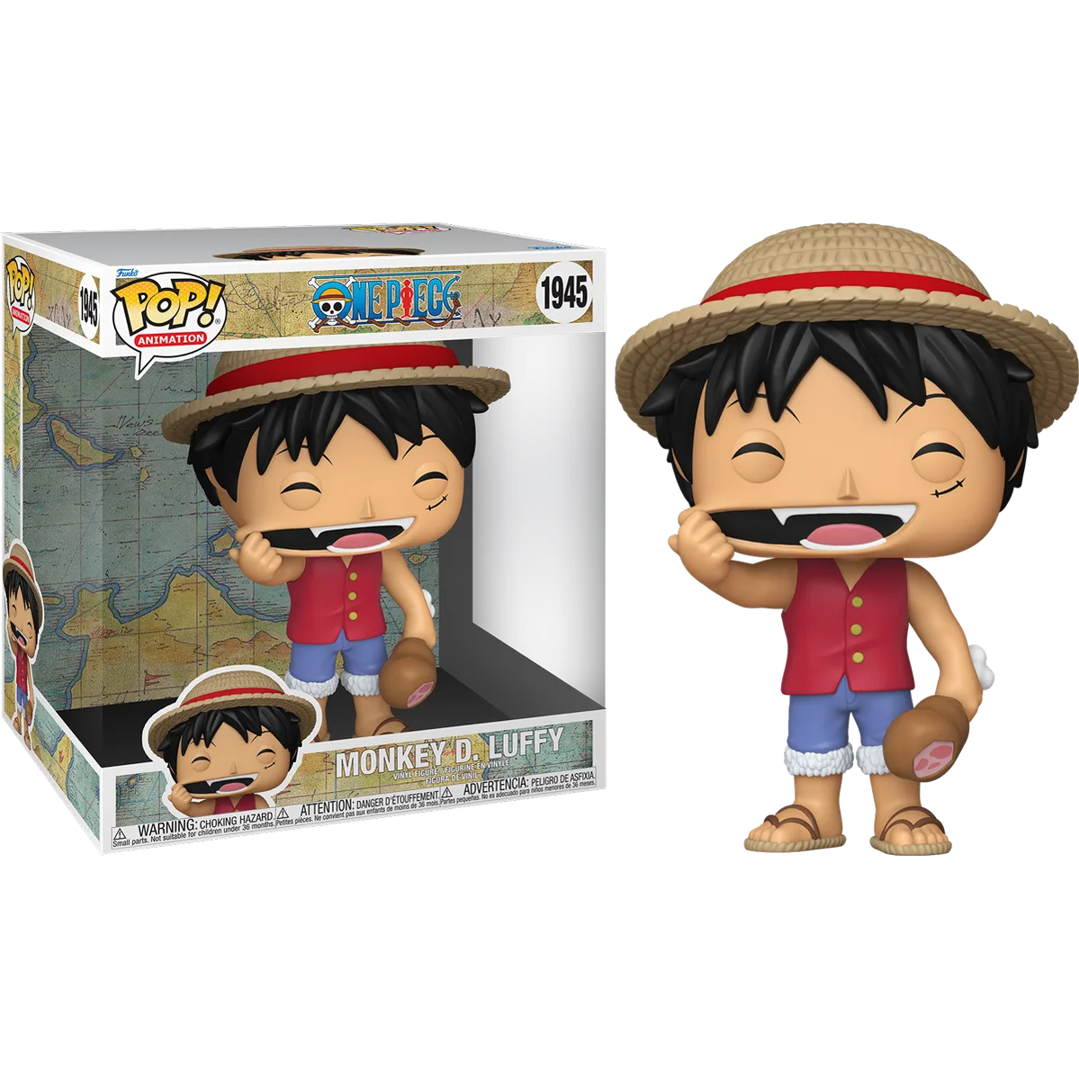 Funko Pop Jumbo! Animation: One Piece - Luffy - Medaid International