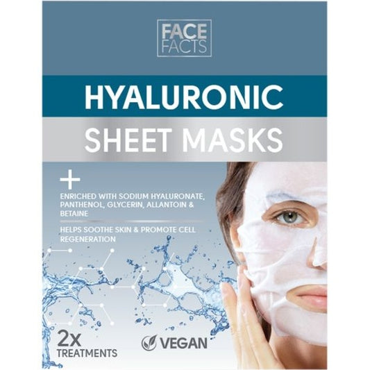 Face Facts 2x Hyaluronic Sheet Mask - Medaid