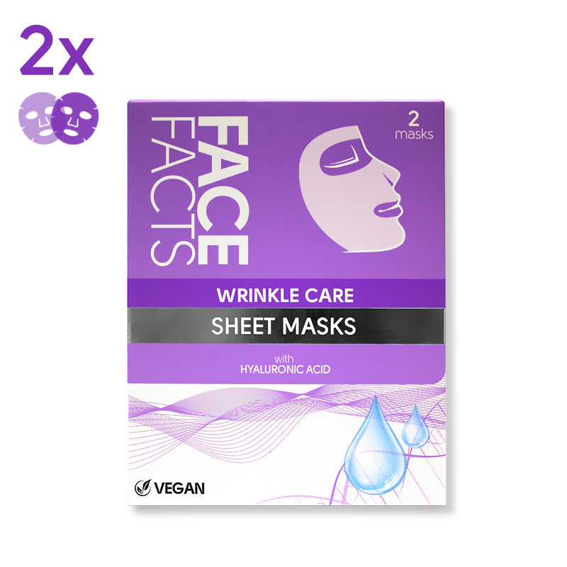 Face Facts 2x Wrinkle Care Sheet Mask - Medaid International