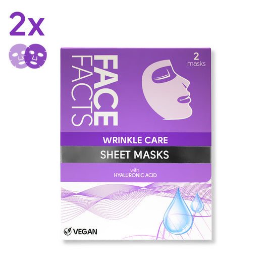 Face Facts 2x Wrinkle Care Sheet Mask - Medaid International